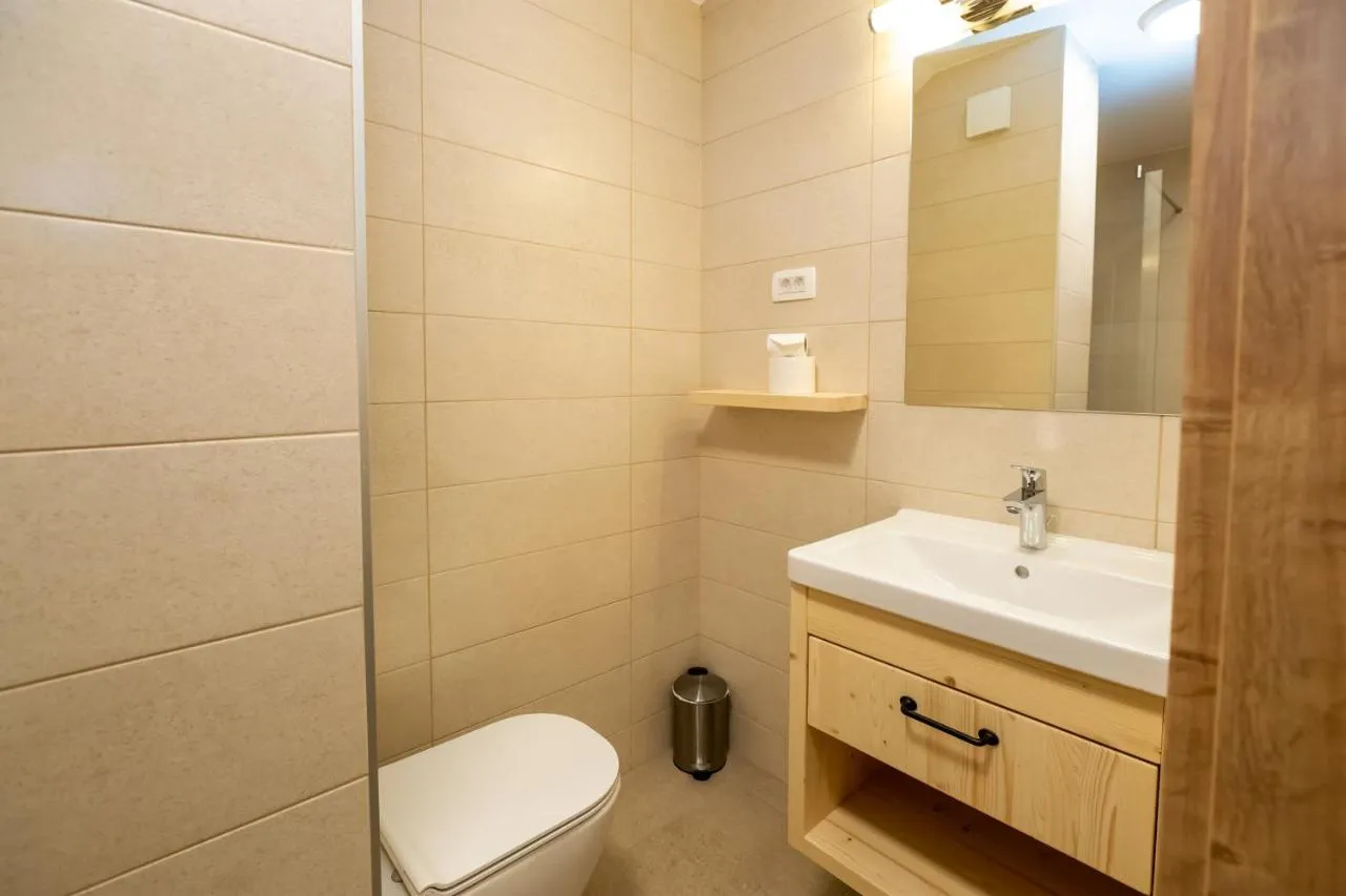 Apartma B: kopalnica s tušem